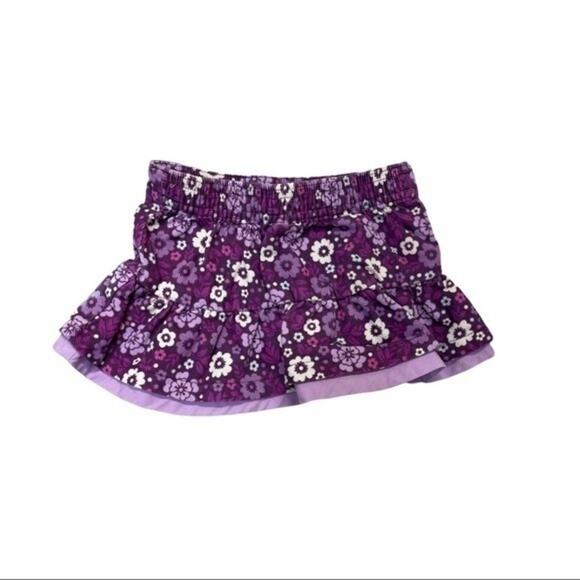 Carter’s Purple Floral Corduroy Ruffle Skirt Baby Size 12 Months - Picture 5 of 8